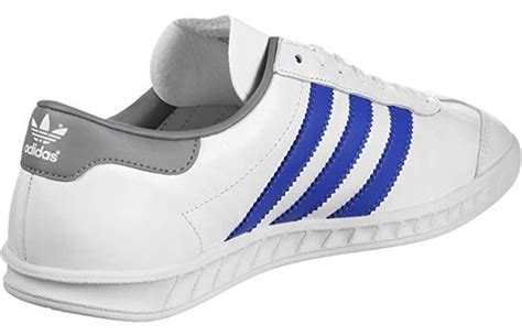 weiße adidas schuhe mit blauen streifen|Adidas sneakers herren.